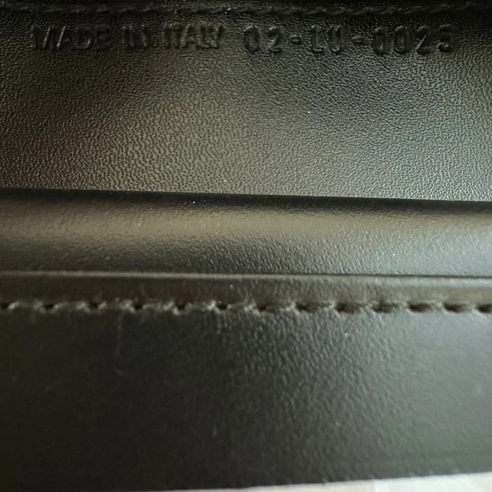 Dior Black and White Monogram Wallet